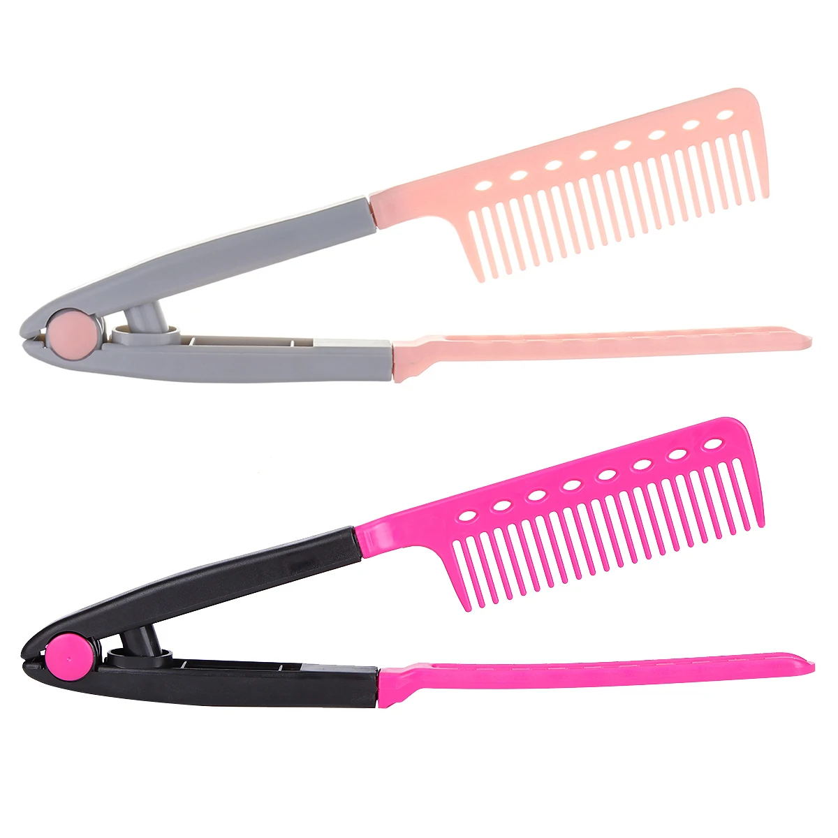 V Type Anti Static Straightening Hairdressing Hair Brush Comb Pro