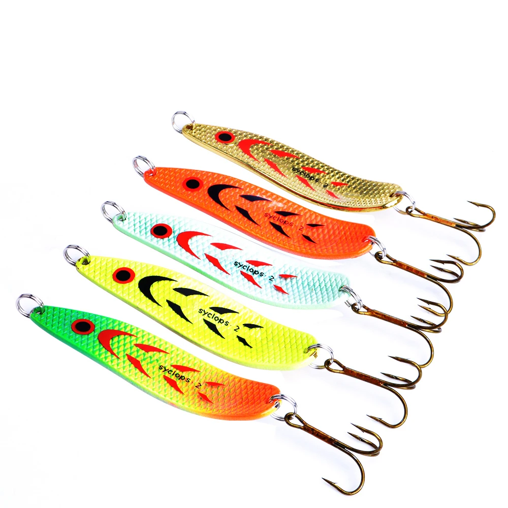 

Mepps Spoon Spinner Bait 5PC/Lot 18g Bass Metal Hard Fishing Lure Wobblers Fly Fishing Accessories Winter Fake Lure Pesca Peche
