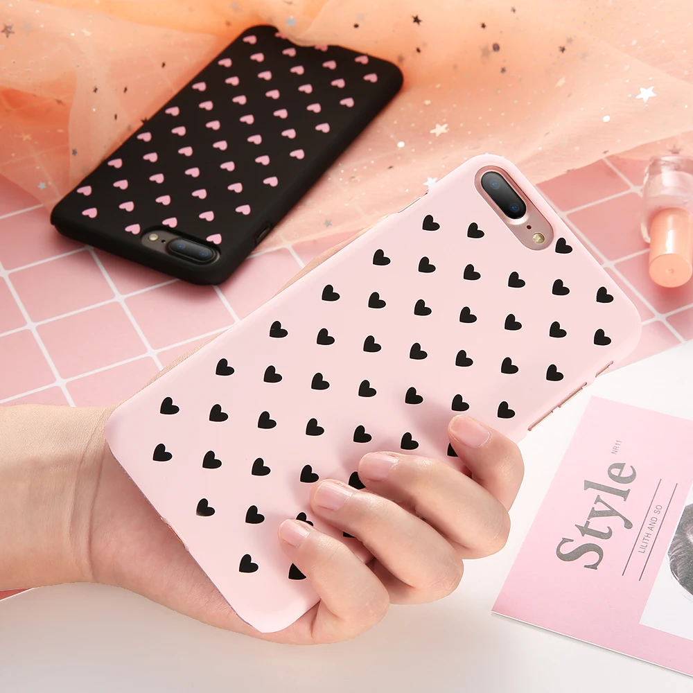 Чехол KISSCASE с милым сердечком для Xiao mi Red 7 6 Pro 6A Note 4X 5 Plus Жесткий Xiaomi 9 8 SE Pocophone F1 |