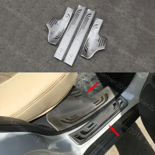 4x Edelstahl Tür Innere Schwellen verschleiss Platte Pad Trim Abdeckung Für Honda CRV CR V 12 16-in Chrom-Styling aus Kraftfahrzeuge und Motorräder bei Angryrabbit1000 Store