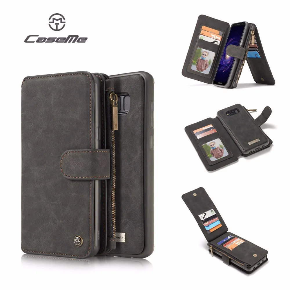 bilder für S8 Plus Fall Magnetische 2 in 1 Flip Leder Reißverschluss Geldbörse Fall Geldbeutel-kartensteckplatz Halter Für iphone 7 Plus Galaxy S7 rand bilder für S8 Plus Fall Magnetische 2 in 1 Flip Leder Reißverschluss Geldbörse Fall Geldbeutel-kartensteckplatz Halter Für iphone 7 Plus Galaxy S7 rand
