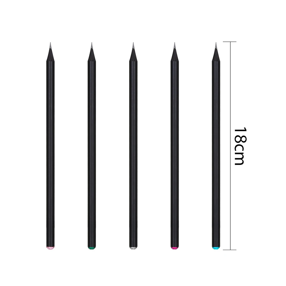 5 шт./компл. Hb черный карандаш алмаз Цвет карандаш писчая, для рисования поставки офисного обучения пишущий карандаш