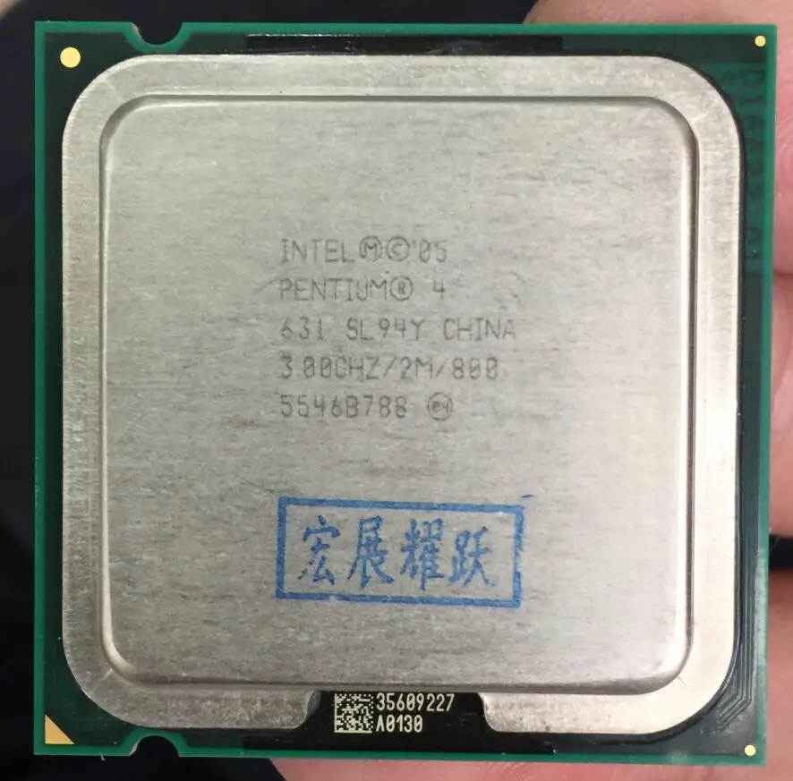 إنتل بنتيوم 4 631 P4 631 3.0 SL94Y B1 ثنائي النواة وحدة المعالجة المركزية LGA 775 100% العمل بشكل صحيح سطح المكتب المعالج