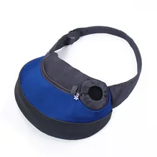 Pet Sling Carrier Small Dog Cat Sling Bag for Travel Hands Free Front Pack Breathable Mesh Pouch E2S