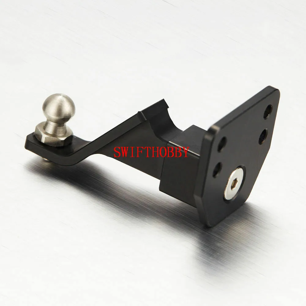 CNC алюминиевый крюк для заднего бампера для 1/10 D90 черный