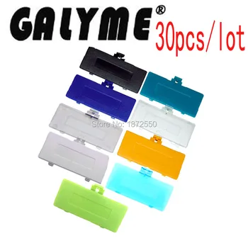 

30pcs/lot Multi-color Battery Pack Cover Shell Case Kit for NintendoGBP GameBoyPocket GBO DMG Pocket console battery cover Shell