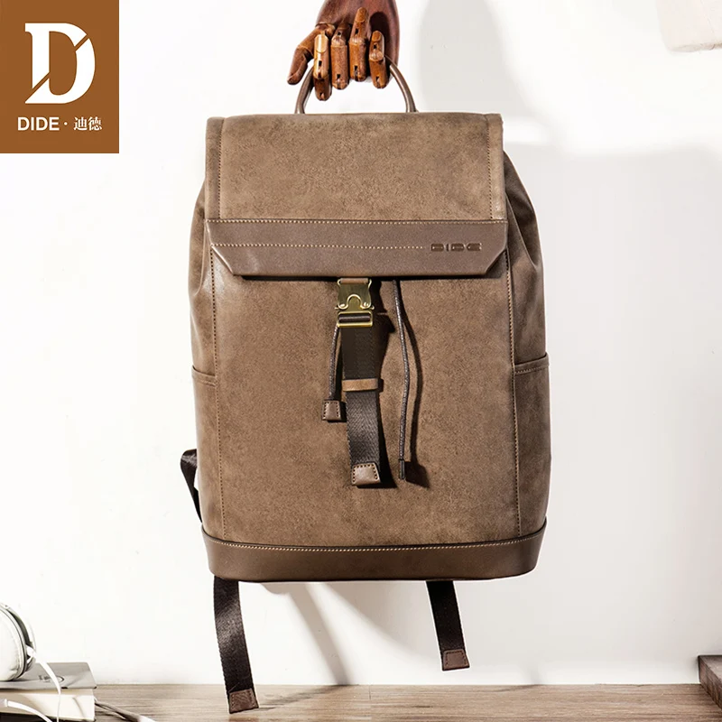 

DIDE Waterproof Laptop Backpacks For Teenager Male School Bags Men's Casual Female String Cover Travel backpack men Anti-theft