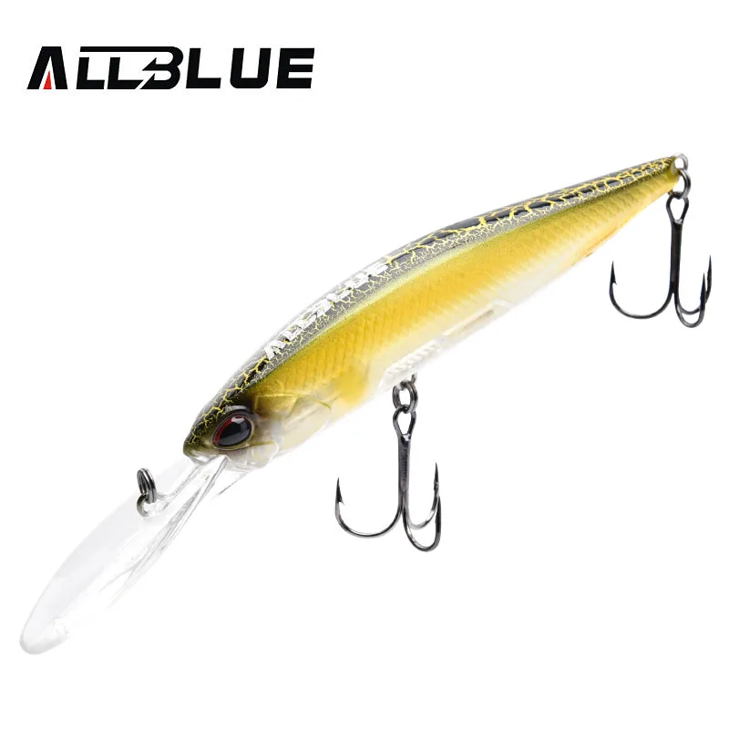 ALLBLUE Новый JERKBAIT профессиональная рыболовная приманка 100DR 100 мм 15 8 г подвесной