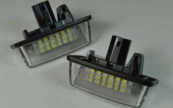 2x Белый светодиодный номерной знак для Toyota Corolla 9 E120 E130 2000 2006|plate light|led license plate