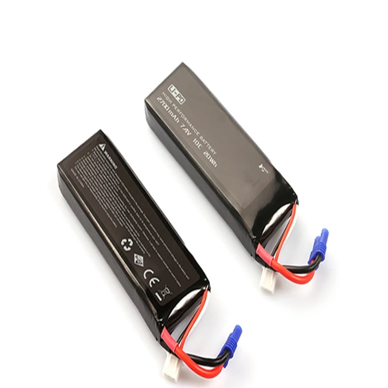 2 шт. Hubsan H501S X4 7 4 В 2700 мАч 10C Lipo аккумулятор для радиоуправляемого квадрокоптера
