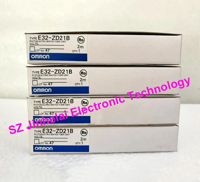 

Authentic original OMRON PHOTO ELECTRIC SWITCH FIBER UNIT E32-ZD21B 2M BY OMS