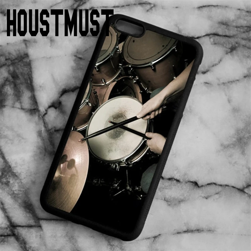 HOUSTMUST ударник игры Барабаны чехол Чехол для iPhone 5 5S SE 6 S 7 8 Plus X samsung galaxy S5 S6 S7 край S8