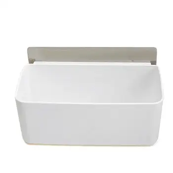 

Bathroom Wall Rack Heavy Duty Bathroom Kitchen Plastic Wall Basket Holder For Shampoo Face Cleanser Soap Condiment Jar