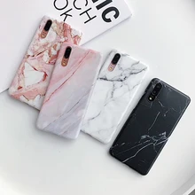 Чехол с каменным узором для huawei P20 P30 Mate20 Pro Lite, Классический Мраморный Матовый Мягкий ТПУ чехол для huawei P20Lite P30lite