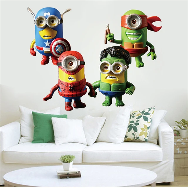 Despicable Me Minions Avengers Wallpaper