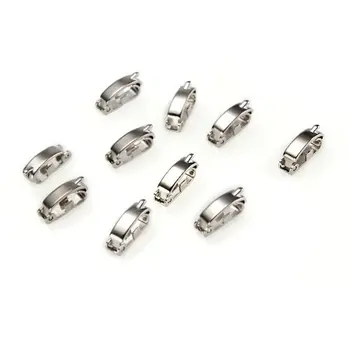 

Wholesale 10 Metal Jewelry Wrist Watch Bracelet Band Fold Over Clasps 0.4x0.1"