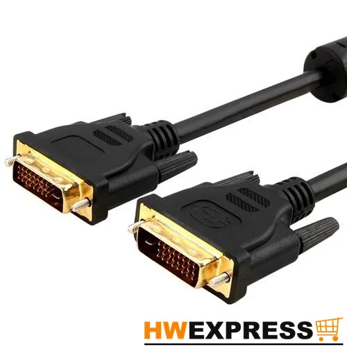 

HWEXPRESS Hot New 1.8 M DUAL MALE M/M DVI-D to DVI-D VIDEO CABLE