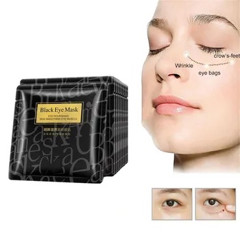 

1 Pcs Beauty Black Crystal Chrysanthemum Eye Mask Patch Eye Patches Eye Care Anti-Aging Eliminates Dark Circles And Fine Lines