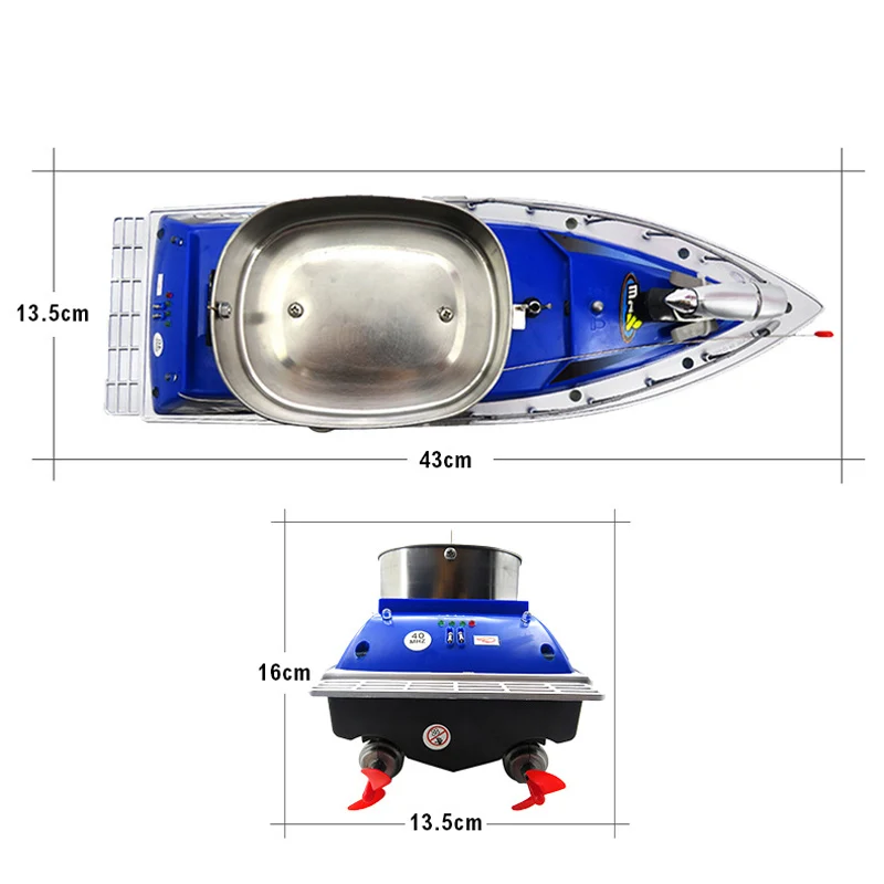 Speedboat Rc Intelligent Fixed-Point Remote Control Bait Outdoor Wireless Fishing Remote Control Boat Lure Fish Fishing Gear Toy