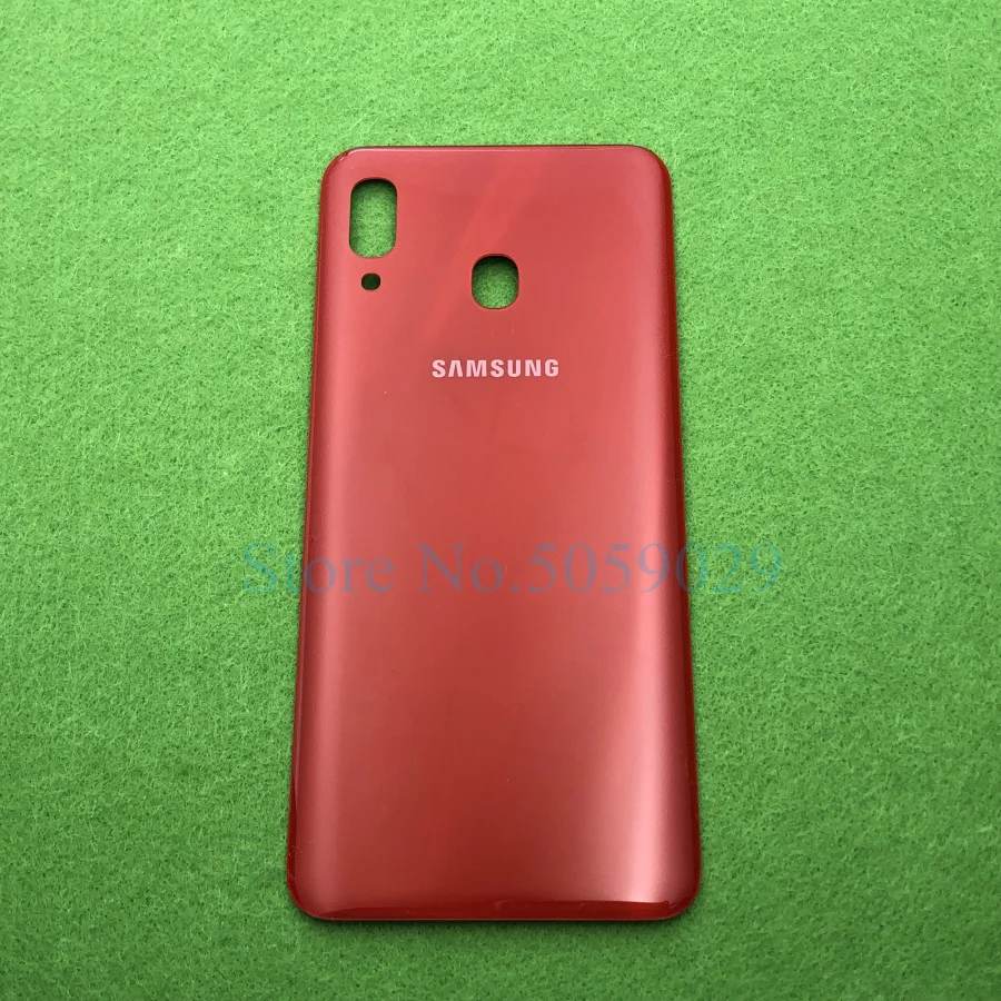 Оригинал для SAMSUNG Galaxy A30 A305 A305F SM Задняя стеклянная крышка батарейного отсека