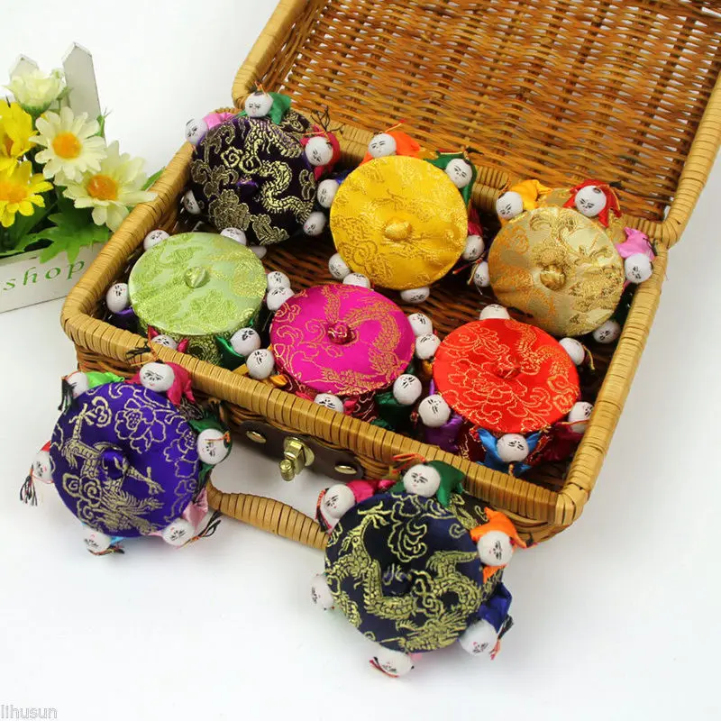 Wholesale 6pcs Chinese Handmade Classic Silk Pin Cushion With 8 Cute Kids Cushion Halo Engagement Ring Pin Bearingpin Punch Aliexpress