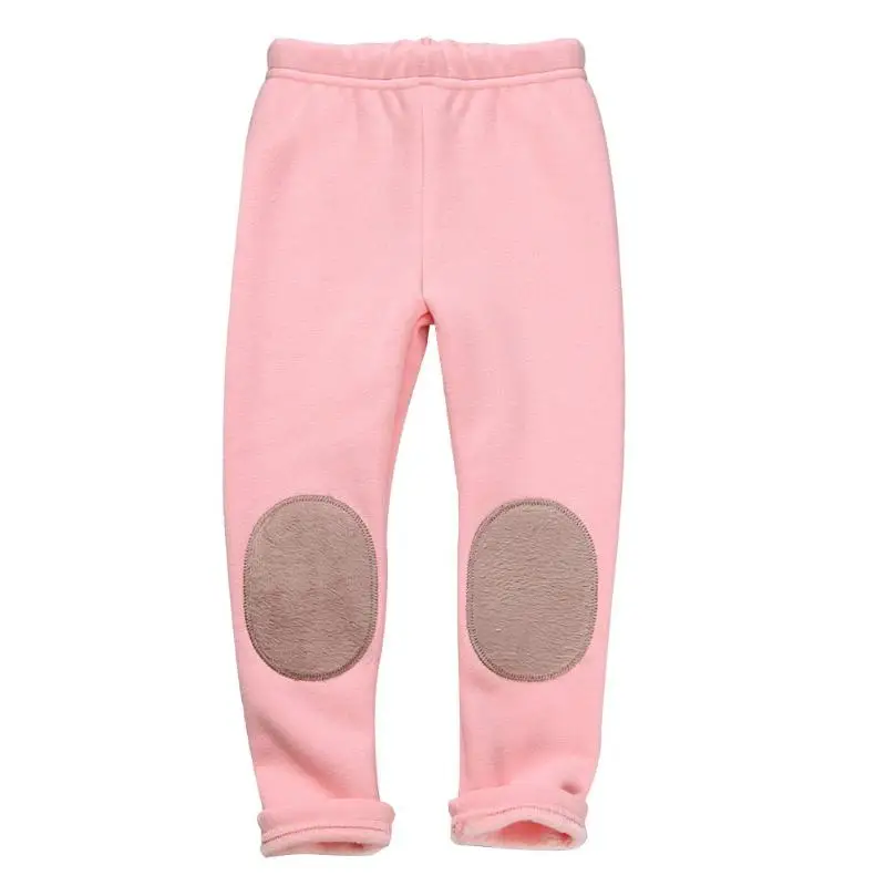 Knee Pad Legging Pants Bottoms For Kids Girls Toddler Girls Warm Thick