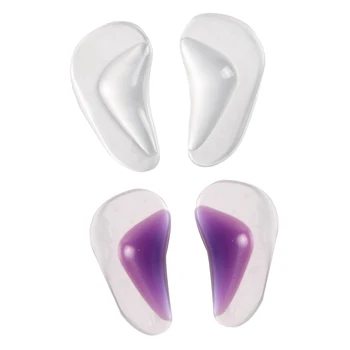 

2 Pairs Silicone Gel Arch Support Insoles Shoes Inserts Pads for Flat Feet