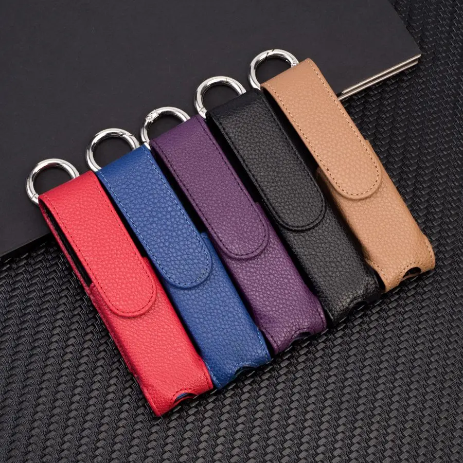 Для iQOS 3 мульти Бизнес Стиль Модный черный кожаный чехол Электронная сигарета