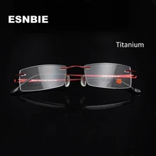 ESNBIE лёгкие очки оправа мужские титановые очки без оправы оптические очки для женщин аксессуары