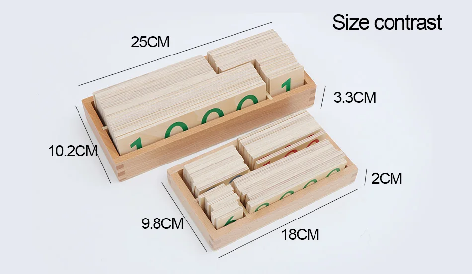 JaheerToy математические игрушки Монтессори вспомогательный материал для обучения Развивающие игрушки для детей тысячи сотни десять один цифровой, цифровой познание
