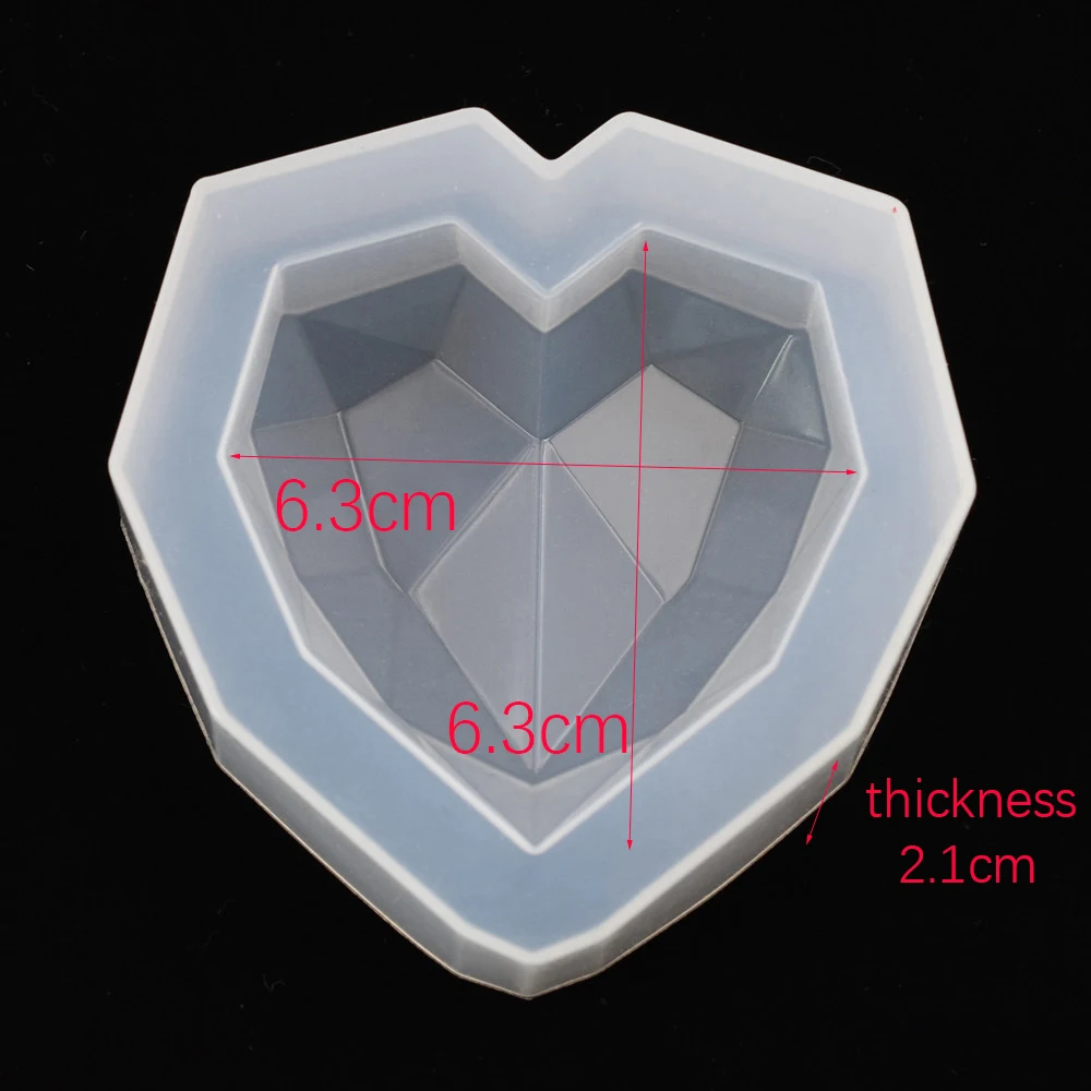 1 шт SNASAN силиконовые формы ремесла сердце смолы силиконовые формы Подвески для изготовления украшений формы для эпоксидной смолы