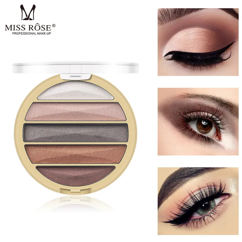 

Eye Shadow Palette 5 Colors Shimmer Matte Colorful Long Lasting Naked Eye Beauty Glazed Makeup Pigment Women Cosmetics