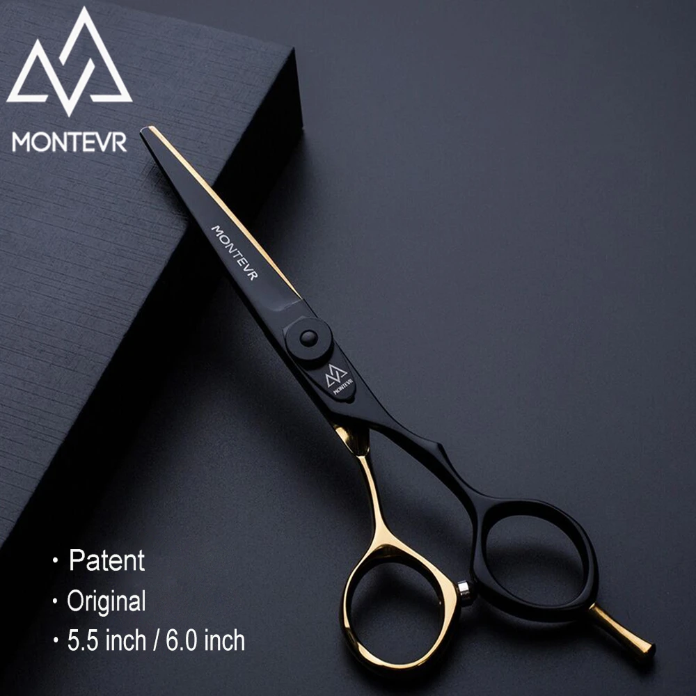 Montevr Ciseaux De Coiffure Professionnels Japonais De 5 5 Pouces Avec Vis Reglable A La Main Pour Coiffeur Aliexpress