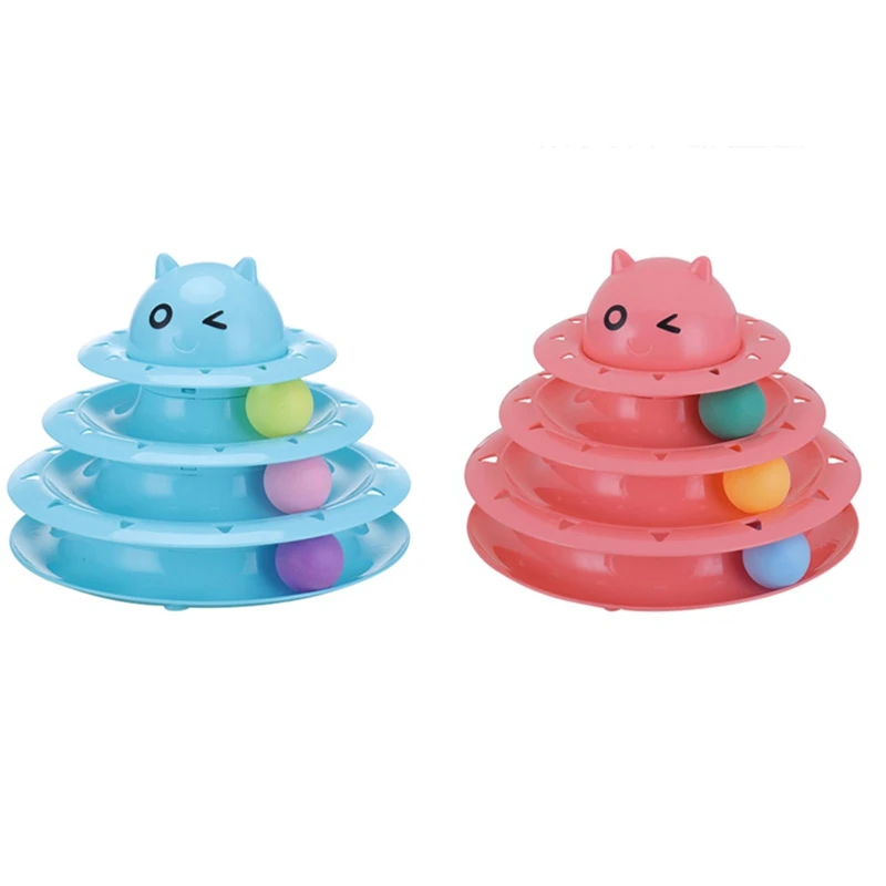 Funny Cat Pet Toy Cat Toys Intelligence Triple Play Disc Balls Ball Toys Pets Green Orange Cute Toy Funny Cat Pet Toy Cat Toys Intelligence Triple Play Disc Balls Ball Toys Pets Green Orange Cute Toy