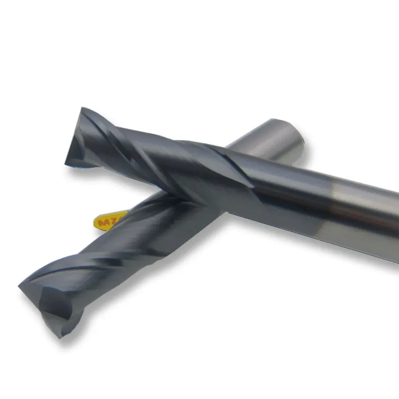 MOSASK 2 Flutes HRC45 keyway milling cutter 2MM 3MM 4MM 6MM solid carbide milling cutter milling