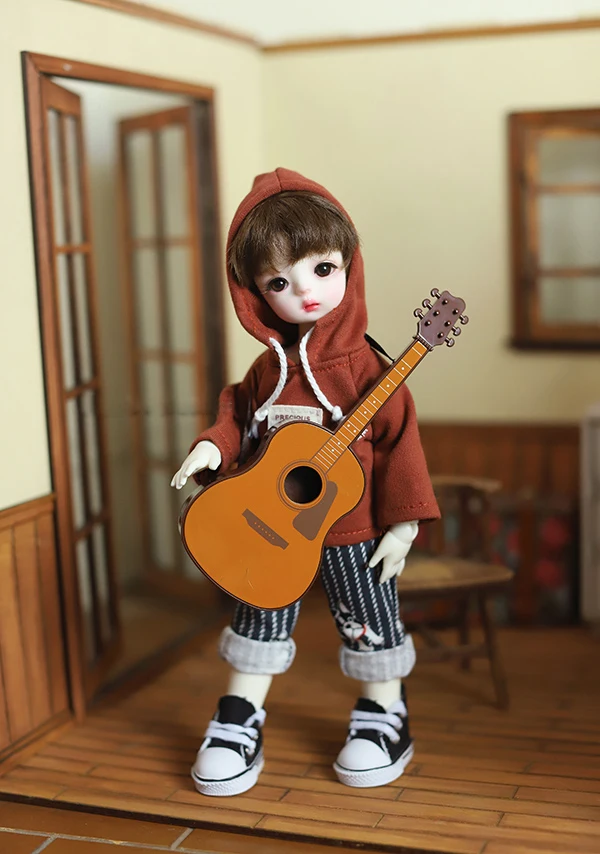 1/6 BJD YOSD Blyth размер мини гитара кукла аксессуары фото реквизит для Размер куклы