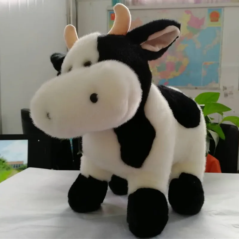 Peluche vaca lechera ganado Peluche muñecas de Peluche suaves juguetes para niños regalo de Navidad Peluche vaca lechera ganado Peluche muñecas de Peluche suaves juguetes para niños regalo de Navidad