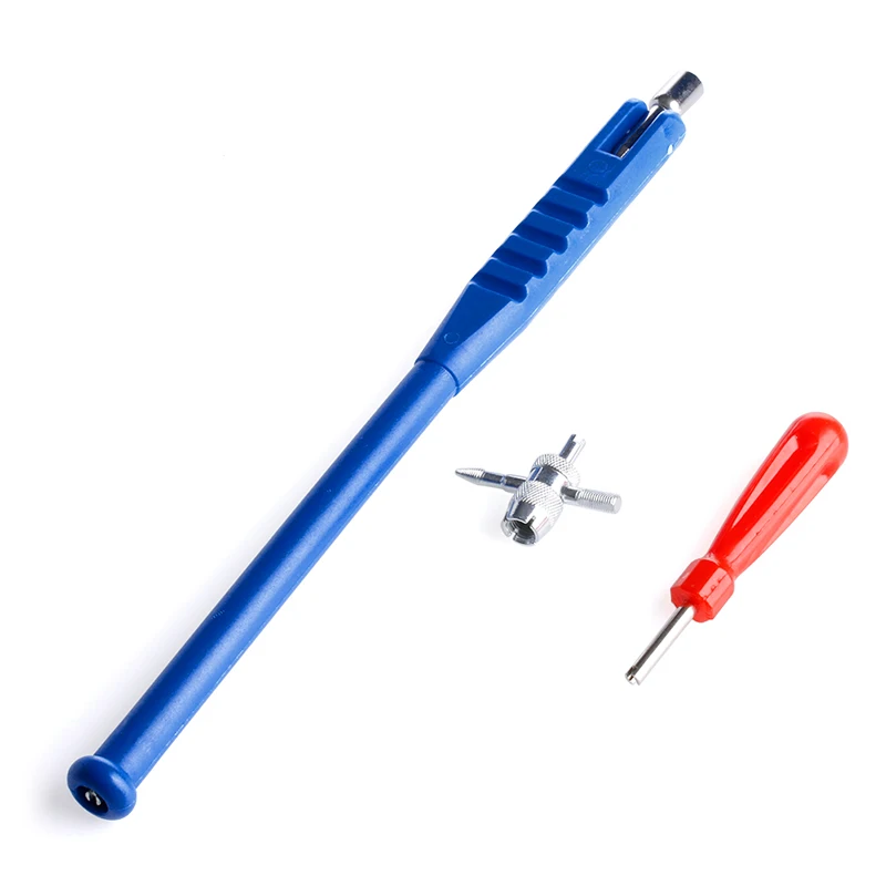 

Drop Ship Blue Valve Stem Core Remover Tire Repair Tool Motor Car Truck Tube Install Kit