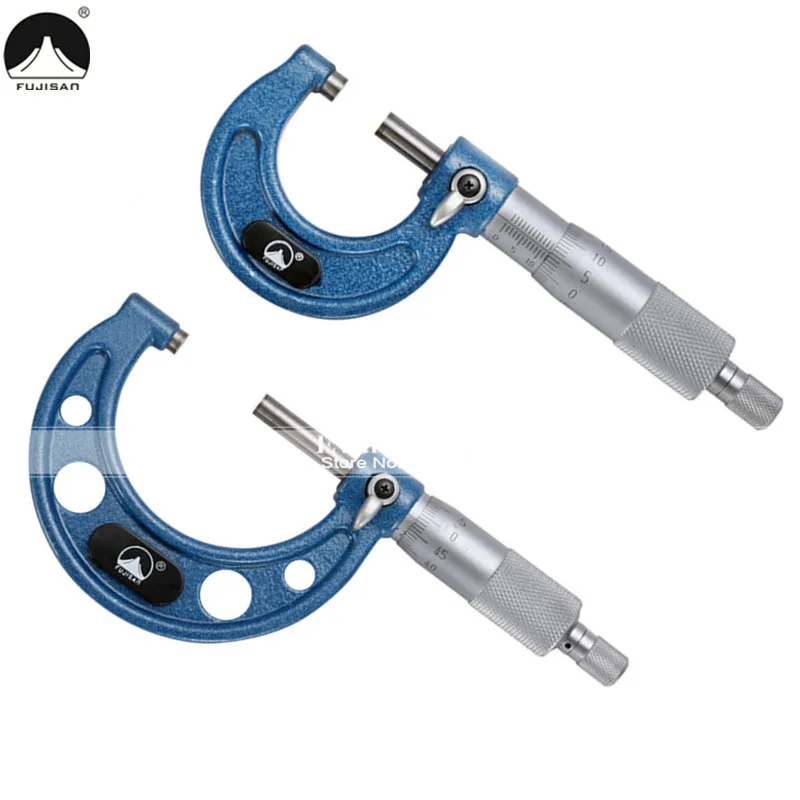 

2pcs Outside Micrometer 0-25mm,25-50mm Accuracy 0.01mm Gauge Vernier Caliper Measuring Tool Set