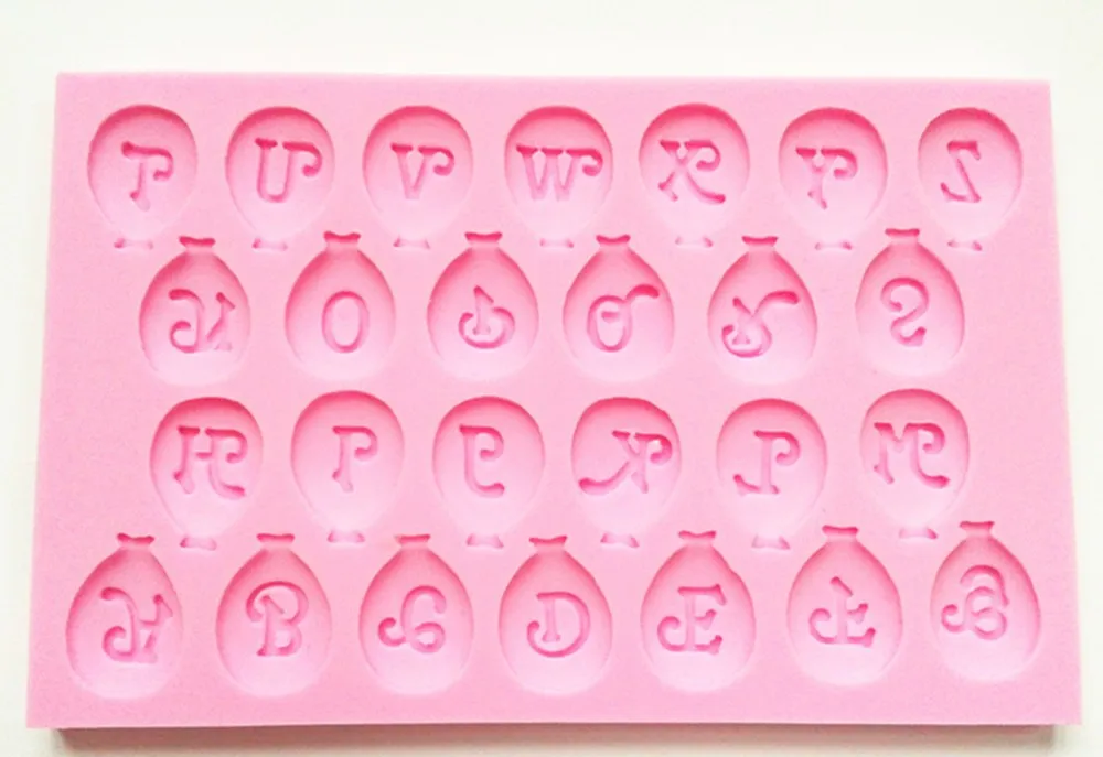 1 шт. воздушный шар Алфавит помадка резак украшения торта Кондитерские