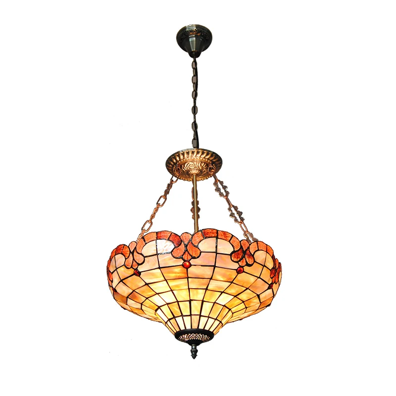 Us 179 99 3 Lights European Style Stained Gl Inverted Pendant Lamp Tiffany Shade Metal Base Kitchen Bedroom Suspension Light P743 In Us 179 99 3 Lights European Style Stained Gl Inverted Pendant Lamp Tiffany Shade Metal Base Kitchen Bedroom Suspension Light P743 In