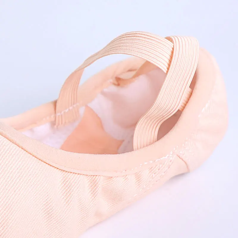 Dance Shoes Ballet Shoes Dance Shoe Dancing Slippers Ballet Flats Single Shoelace Stretch Fabric Women Elastic Dance Shoes