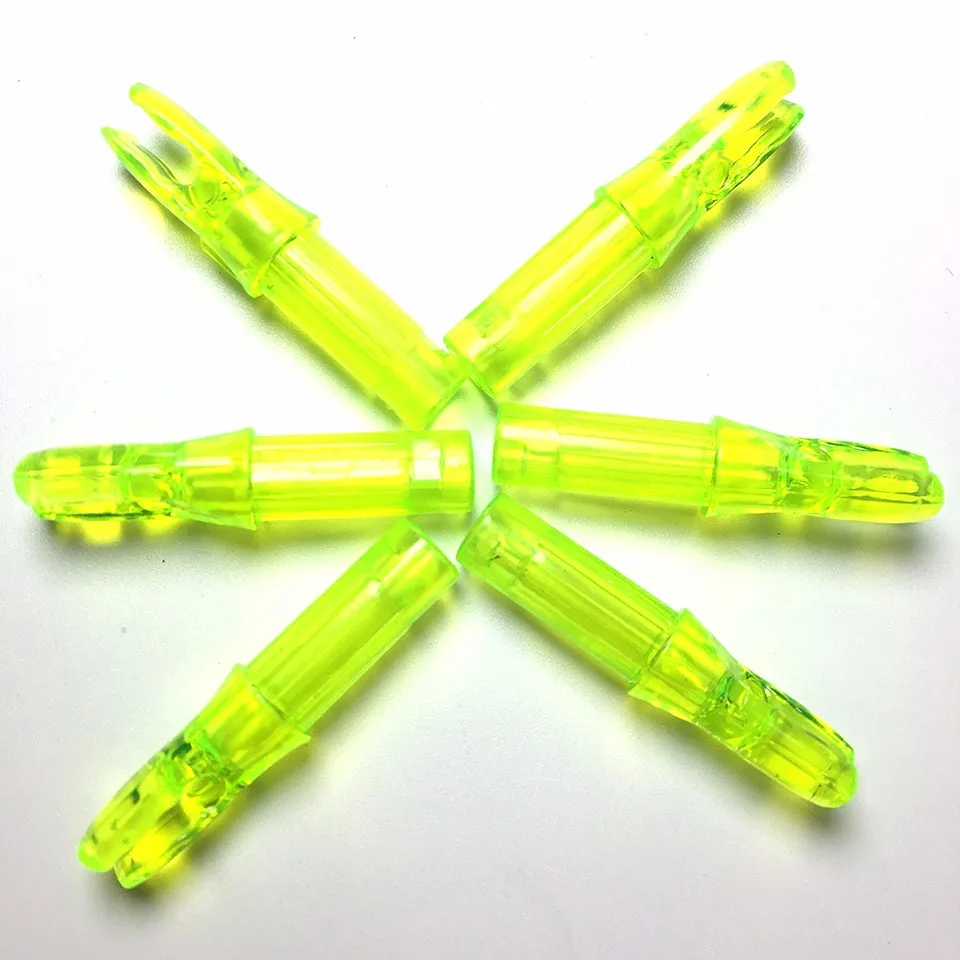 SHARROW 50 Stück Pfeilnocken Set - Für 6.2mm Carbonpfeile In 14 Farben