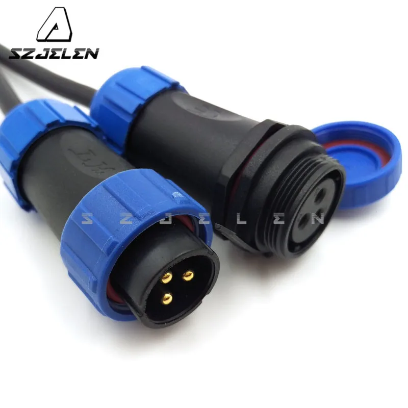 SP2110/SY2111, 3 Pin Waterproof Connector, Power