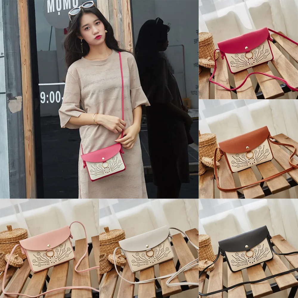 

Fashion Bag 2019 Women Hollow Out Cover Crossbody Bag Messenger Bag Shoulder Bag Coin Bag