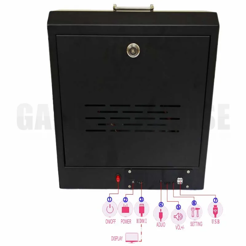 1 player arcade fighting game machine 6