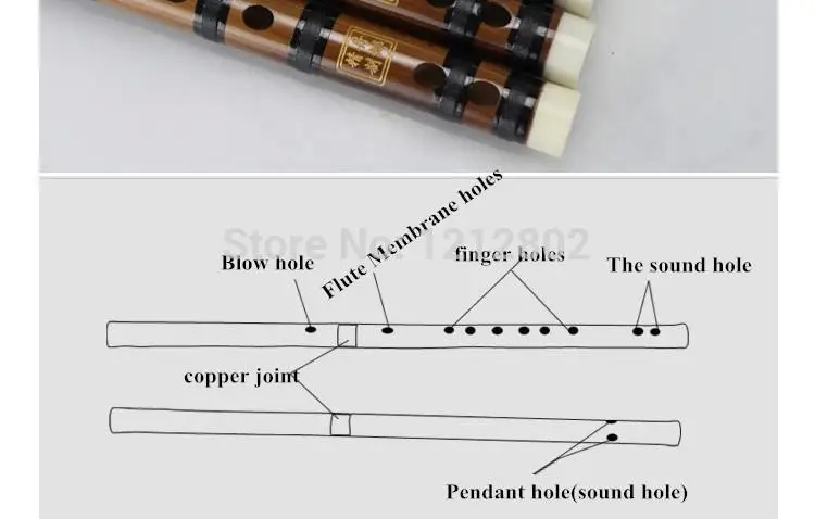 Китайский бамбуковый флейта музыкальный инструмент CDEFG ключ поперечный dizi Профессиональный flauta binodal двойной разъем fluta