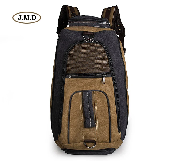 

J.M.D High Quality Canvas Fashion Backpack Large Capacity Mountainnering Travel Multi-Compartment Design Bag 9025C 9025N