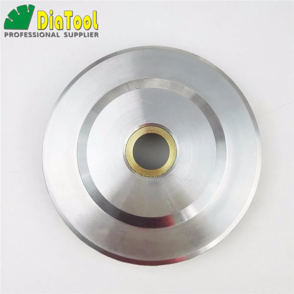DIATOOL 2pcs 4"/100mm Diamond Turbo Row Grinding Cup Wheel, Aluminum Base Grit 30/40#, Bore 22.23mm Diamond Wheel Grinding Discs