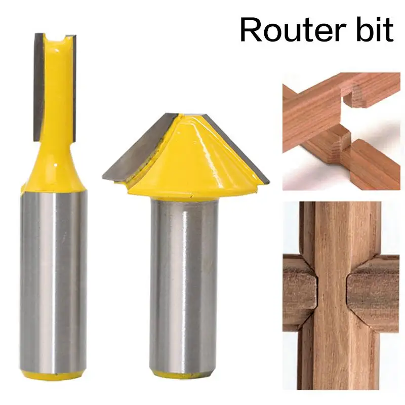 

2PCS/Set Door & Window Casing Router Bit - 1/2" Shank Line Knife Door Knife Cutter For Woodworking Chisel Cutter Tools